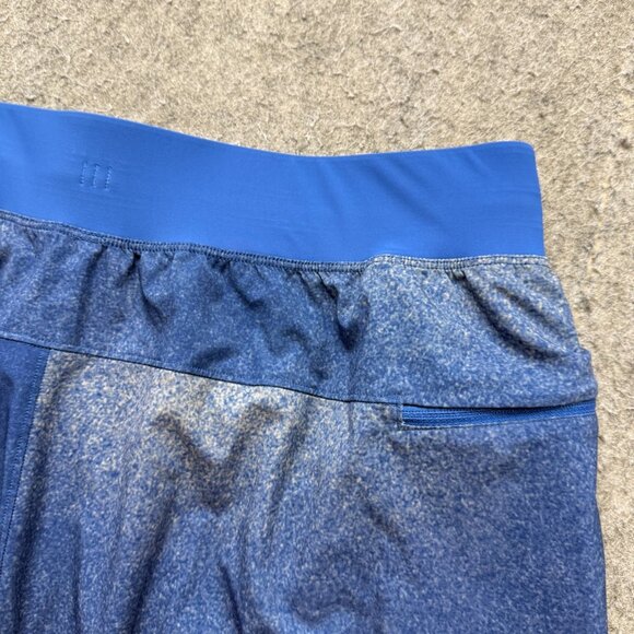 Lululemon License to Train Shorts Men L Blue Marbled Linerless 10" - Picture 10 of 16